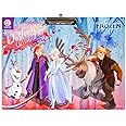 Ratna's Disney 2 in 1 Smart Drawing/White Board Frozen Printed Big Size (14 x 18.5 inch) Clipboard/Examination Pad/Exam Pad/Writing Pad for Kids Students