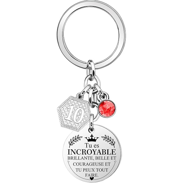 Porte-Clés Anniversaire 50 Ans - Cadeau Original Pour Homme Et Femme