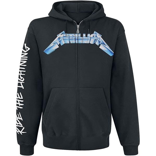 Metallica James Hetfield Black Album Official Unisex Hoodie Hooded Top