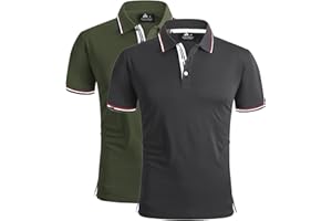 SwissWell Polo Shirt Estiva da Uomo Asciugatura Rrapida Traspirante Camicia a Manica Corta Uomo Manica Corta Outdoor Maglietta Regular Fit