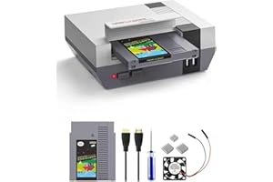 RETROFLAG Caja para Raspberry Pi 4 Modelo B, NESPi 4 Caja con Carcasa Disco Duro 2.5" SSD, Ventilador, Micro HDMI, Disipadores de Calor para Raspberry Pi 4