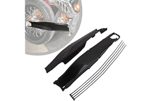 JFG RACING Protector Basculante Moto,Protector Chasis Kit Plasticos para EXC125 EXC200 EXC300 EXC-F250 EXC-F350 EXC-F400 EXC-F450 EXC-F500 TC/FC125 FC250/350/450 TE125/250 FE250/350/450-Negro