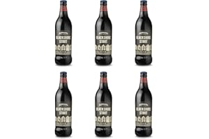 TWELVE GREEN BOTTLES Adnams Blackshore Stout 500ml Glass Bottles - Pack of 6
