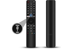 ALLGOODRC XMRM-19 Telecomando Vocale per Xiaomi P1 Q1 Android TV, Bluetooth Telecomando per Xiaomi MI L32M6-6AEU L43M6-6AEU L50M6-6AEU L55M6-6AEU L55M6-6ESG L75M6-ESG Smart TV Con Tasti di Scelta Rapida