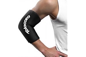 ‎TOLACCEA Cooling Pads for Elbow and Knee Injuries, Tolaccea Flexible Ice Pack Gel for Knee, Elbow, Ankle, Calf, Arm, Thigh, Hamstring, Instant Pain Relief (Black, XL)
