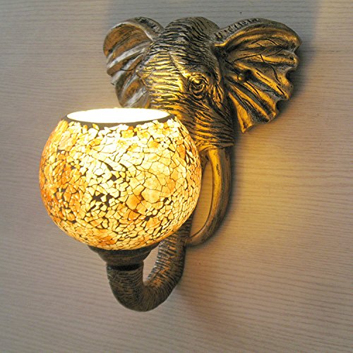 Preisvergleich Produktbild Wandleuchte Wandlampe Europäischen Retro-Club Elephant Wandleuchte
