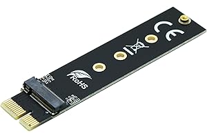 Sintech Nvme PCIe,M.2(NGFF) M Key SSD to PCI-e X1 Adapter Card,Compatible for Samsung 960 970 Evo SSD