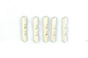 TMEE 5x Baglama Saz Esik mit 5 Saiten, Mittelsteg, Stahlsaiten, für Baglama Anfänger und Fortgeschrittene