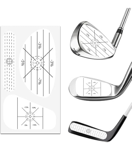 Golf Impact Labels - 180 Stück Aufkleber Für Schwungtraining & Schlaganalyse