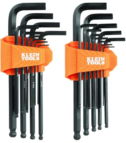 Stanley Proto Sechskantschlüssel – 9/64 Zoll, Lange & Kurze Arme, Schwarzes Oxid-Finish