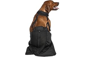 DONGKER Sac de Traînéepour Chien,Sac de Protection pour Animaux de Compagnie pour Chiens Handicapés Pattes Arrière Paralysées