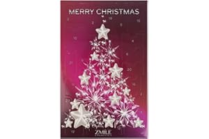 Calendrier de l'Avent végétalien ZMILE Cosmetics avec sapin de Noël festif