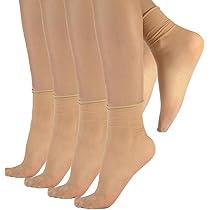 Calzini Donna 10 Denari - 4 Paia Estate, Taglio Vivo, Punta Nuda - Made In Italy - Foto 8