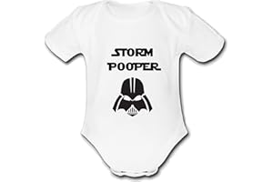Psychobaby STORM POOPER DARTH VADER Baby Grow Cute Funny Unique TV