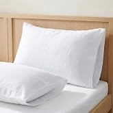 ECOMMERC3 Pillow Case for 90 Bed 100% Extra Soft Cotton | White | Pure cotton with a soft and natural feel - machine washable