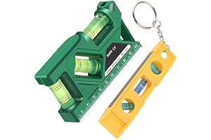 2 st för mini för vattenpass set 0,5 mm/m noggrannhet ABS 2 st (2 st