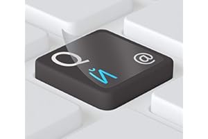 ‎KEYSTICKERS Keystickers® | 11x13mm - Unten | Russische Aufkleber für PC/Laptop & Notebook Tastaturen, transparente Matte Folie | Farbe: HELLBLAU | русские наклейки на клавиатуру | Russian Keyboard Stickers