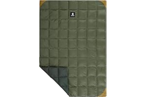 OneTigris Down Camping Blanket 1 Person/2 Person for Warm&Cold Weather Packable Puffy Backpacking Hiking Travel Lightweight Gardening Beach Picnic Quilt