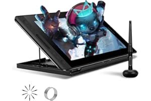 ‎HUION Huion Kamvas Pro 12 Grafiktablett mit Display, 11,6 Zoll Volllaminierter Zeichenmonitor, mit Batterielosem Stift und Verstellbarem Ständer, Ideal für Die Arbeit von zu Hause und Fernunterricht