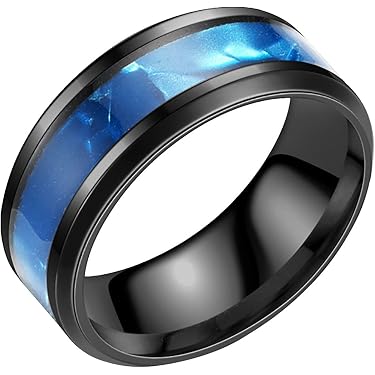 Anello Argento 925 Per Bambino O Ragazzo, Stile Moderno E Minimalista Con Acquamarina Simulata (CZ) – Idea Regalo Semplice Ed Elegante - Foto 4