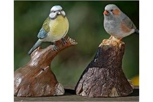 BOLTZE Bewegungsmelder in Form eines Vogels auf einem AST, sortierte Motive, 1 Stück, ca. 13 cm x 10 cm x 18 cm