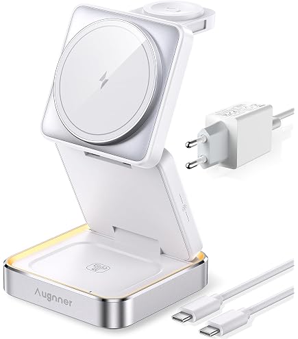 Chargeur Sans Fil Magnétique 15W Compatible MagSafe - Pour IPhone 15/14/13/12 Et AirPods - Câble 120 Cm