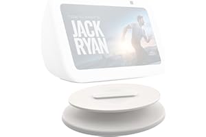 Sintron Smart Display Supporto Regolabile per Shᴏw 5 e Shᴏw 8 (1ª e 2ª gen.), Supporto Magnetico per Show 8 e Show 5 con Rotazione a 360 gradi, Funzione di inclinazione e Base antiscivolo (Bianco)