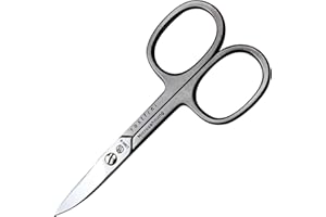 Sonnenschein by Hans Kniebes – gebogene Nagelschere – extra präzise, robuste Nagelhautschere – rostfreier Edelstahl – edelmattiert