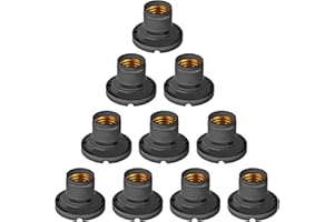 DEMIAWAKING IT Demiawaking Lot de 10 Douilles E27 universelles Culot E27 Base Porte-Lampe Plate Adaptateur Porte-Lampe à économie d'énergie