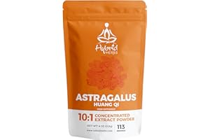 HYBRID HERBS - Astragalus Powder | High Potency Supplement - 113 Servings (113g)