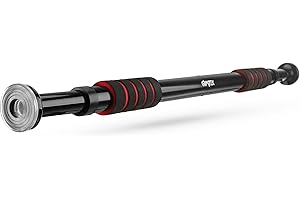 ‎GYMTEK Gymtek Klimmzugstange für Türrahmen - von 70 bis 100 cm - Pull Up Bar, Indoor Reckstange, Klemmstang für Klimmzug - Home Gym, Fitness, Krafttraining