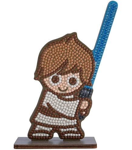 CRYSTAL ART Star Wars Diamond Figur - Prinzessin Leia DIY Strassstein-Set