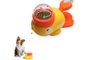 BEIMUS Duck Shape Dog Slow Feeder Toy For Pet Food Dispenser Cats Dog Interaction Treats Feeder For Enrichment And Entertainment