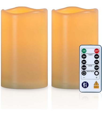 Anna's Collection LED Gartenkerze im Topf – Ø11cm Outdoor & Indoor – Realistisches Flackern & Timer (6/18h) – Ideal für Balkon, Terrasse & Heimdeko (Blau) Beleuchtung
