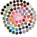 Beautify 80 Mix Colours Acrylic Glitter Dust Nail Powder Set Kit