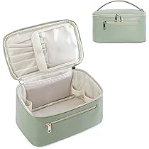 Beauty Case Da Viaggio Donna - Porta Trucchi Impermeabile Con Tasca Pennelli, Rosa