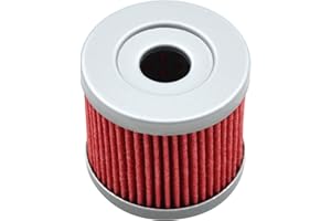 OuYi filtro de aceite de motocicleta Compatible con SUZUKI GN125E 1982-2000 GS125 125 - Disc Brake 1983-2000 GS125 125 - Drum Brake 1979-1982 GZ125 MARAUDER 1999-2010