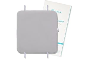 LOKLiK Almohadilla de Prensa Térmica (38.1 x 38.1 cm): Tela Resistente al Calor con Correas de Sujeción, Ideal para la Prensa Térmica Auto Heat Press y Easy Heat Press – Transferencia Térmica.
