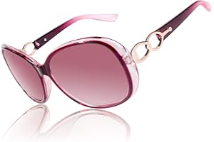 CGID Occhiali da Sole da Donna Polarizzati Grande Retrò Designer Protezione UV400 Occhiale donna da Sole MJ85