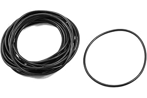 UXCELL sourcing map 20Pcs arandelas de sellado de junta tórica de silicona negra 90 mm x 84 mm x 3 mm