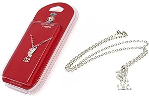 FOOTIE GIFTS Silver Plated Pendant & Chain - Liverpool F.C (LB)