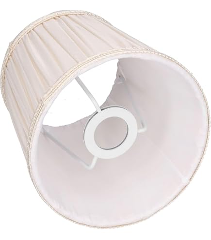 Lot De 6 Abat-jours à Clipser E14 En Tissu Pour Lampe De Bureau, Lustre En Cristal, Lampe De Sol