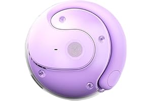 Fruitwealth Earbud Translator,HY-T26 Pro Real Time Language Translation Earbuds,Wireless Pods with Stereo Sound, Two Way Translation Headphones Device,Support Over 75 Different Languages (Purple)