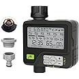 XPR3SS Garden Automatic Irrigation Water Timer With 6 Different Water Programs Controller Drip Irrigation Controller Fully Automatic Adapters Child Lock Feature Programmable Automatic Dripper (HCT372)
