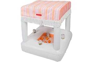 Flamingueo Materassino Mare - Gonfiabile Mare, Gonfiabili Piscina, Poltrona Gonfiabile, Materassino Gonfiabile Mare, Lettino Piscina (25 x 90 x 90 cm)