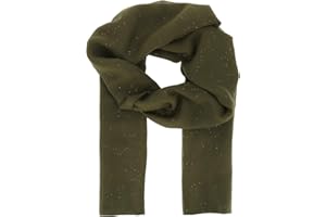 moonbow Foulard Femme Paillettes 20% Coton 80% Viscose - Grand Foulard Long et Rectangulaire 180cm x 70cm - Foulard Original Coloré et Pailleté Moderne et Tendance - Etole pour Mariage