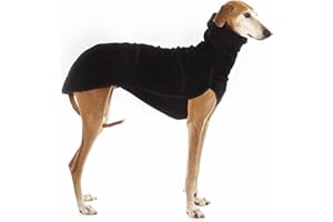 BOWTONG Warmer Hundemantel mit hohem Kragen, für große Hunde, weich, groß, elastisch, M6Y6, Hundepullover S-5XL