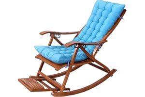 UWOBTN Cojín Reclinable para Tumbona, 120x48/150x48cm Cojines para Silla Mecedora, Exterior Reclinable Colchoneta Tumbona ,Cómodo Cojín de Sofá para Jardín, Piscina, Playa, Terraza y Balcón(I,120x48x8cm)