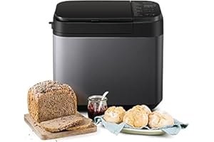 Panasonic SD-YR2540 Fully Automatic Bread maker, with Yeast/Raisin & Nuts Dispenser, 32 Programmes, 4 Gluten-Free Mode, Dual Temperature Sensors, 13 Hours Digital Timer, Stainless