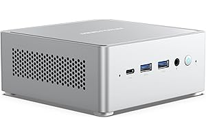MINISFORUM Mini PC NAB6 Lite Intel Core i5-12600H, 12C/16 T, jusqu'à 4,5 GHz, 32 Go RAM DDR4, 512 Go PCIe4.0 SSD, Double Ordinateur de Bureau LAN RJ45 2,5 G, 2 x HDMI, 7 x Ports USB, WiFi 6, BT5 .2